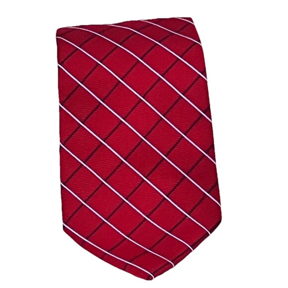 Brooks Brothers 346 Silk Men Repp Necktie Tie USA Made 59”x 4” Red & Blue Strip - Picture 2 of 7